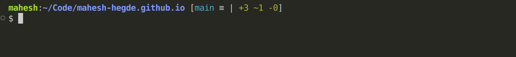 git prompt